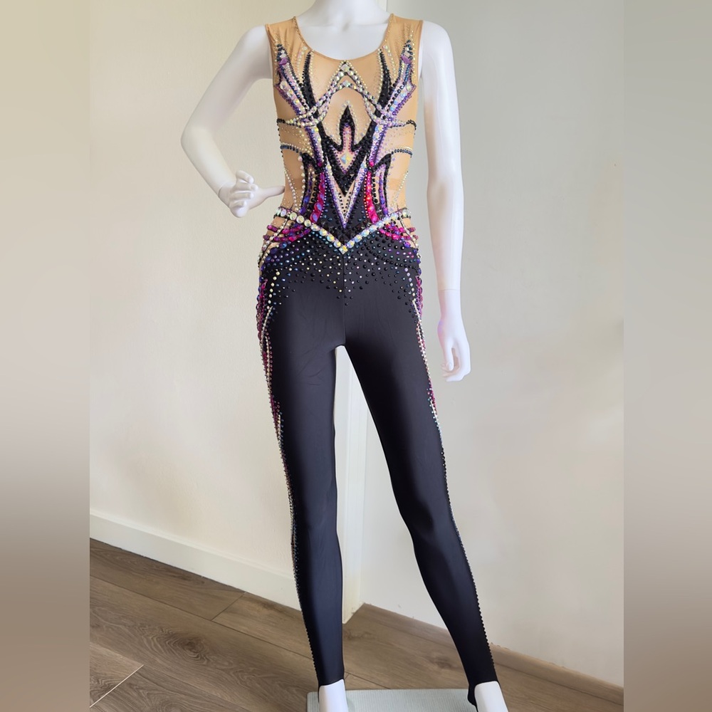 New Rhythmic gymnastics Unitard, Acrobatic, Competition, Leotard, Handmade,